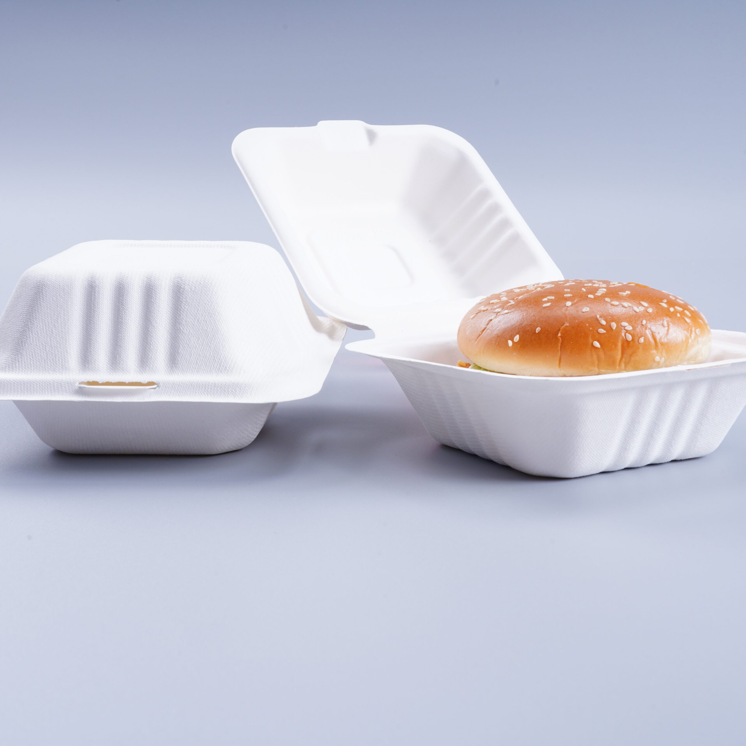 Bagasse Clamshell Containers 061