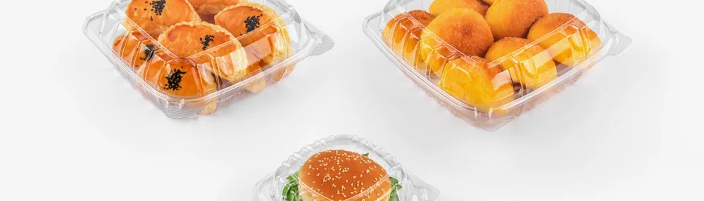 clear pastry container-