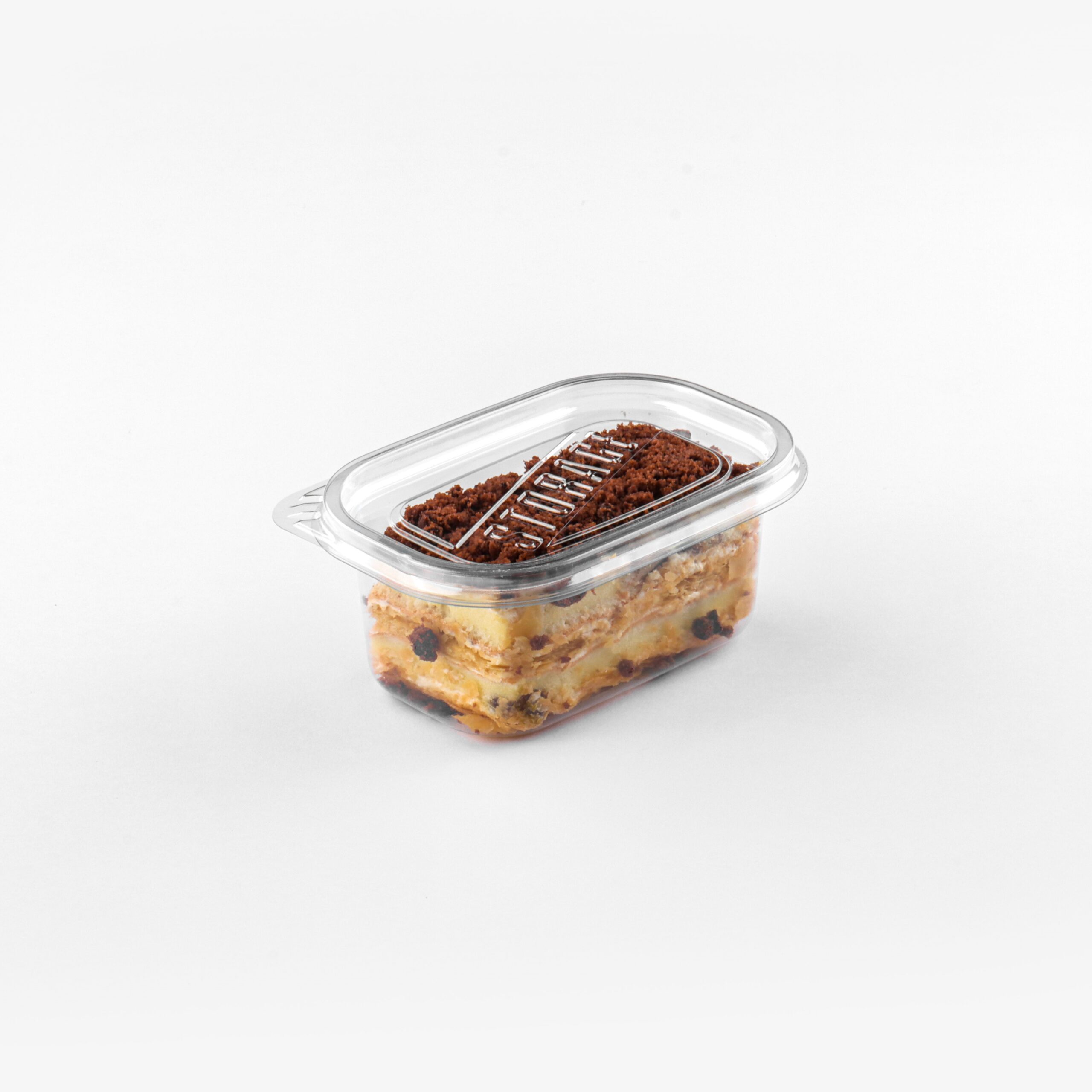 clear pastry container 280ml