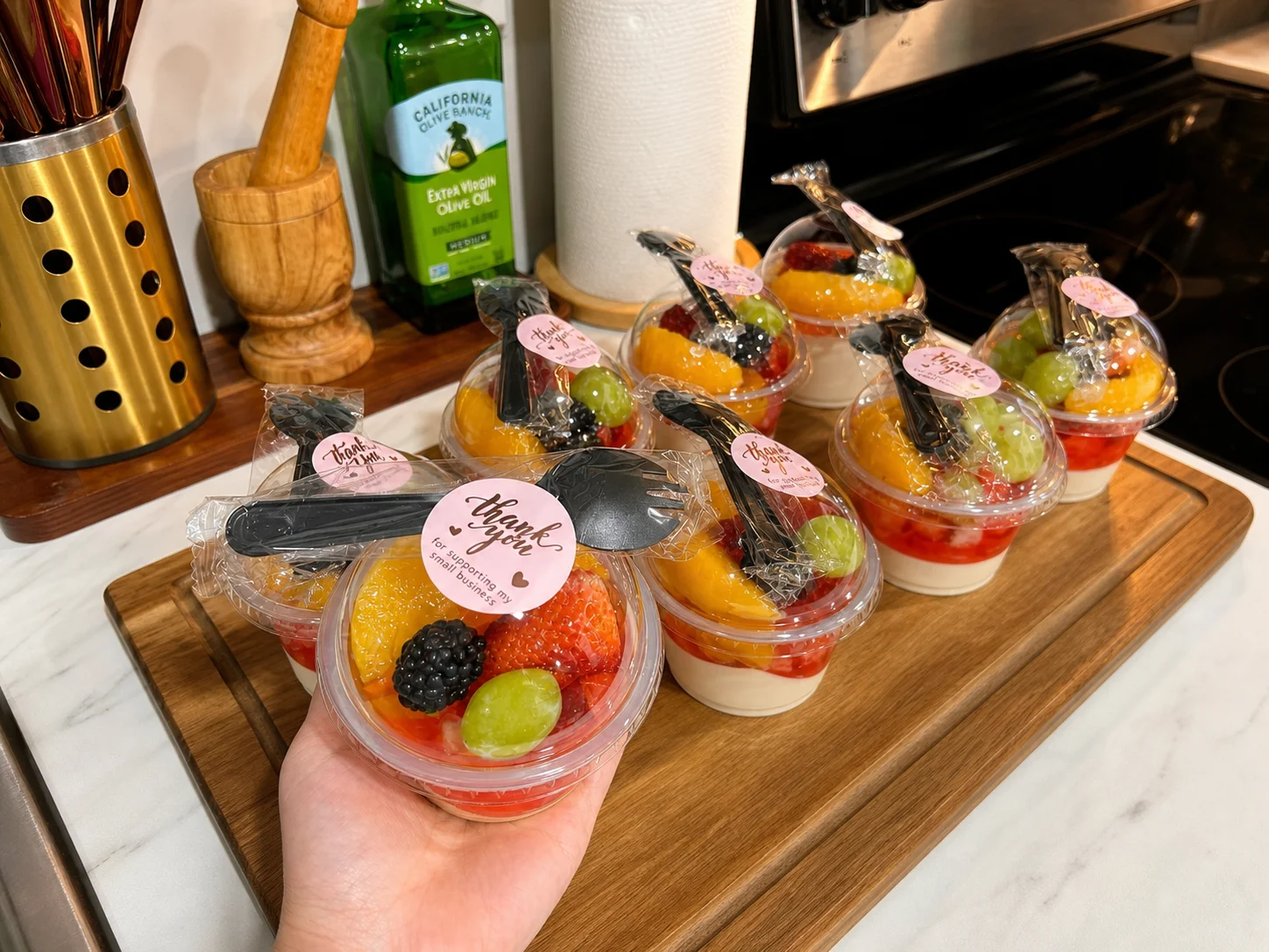Fruit Dessert Cup Handheld