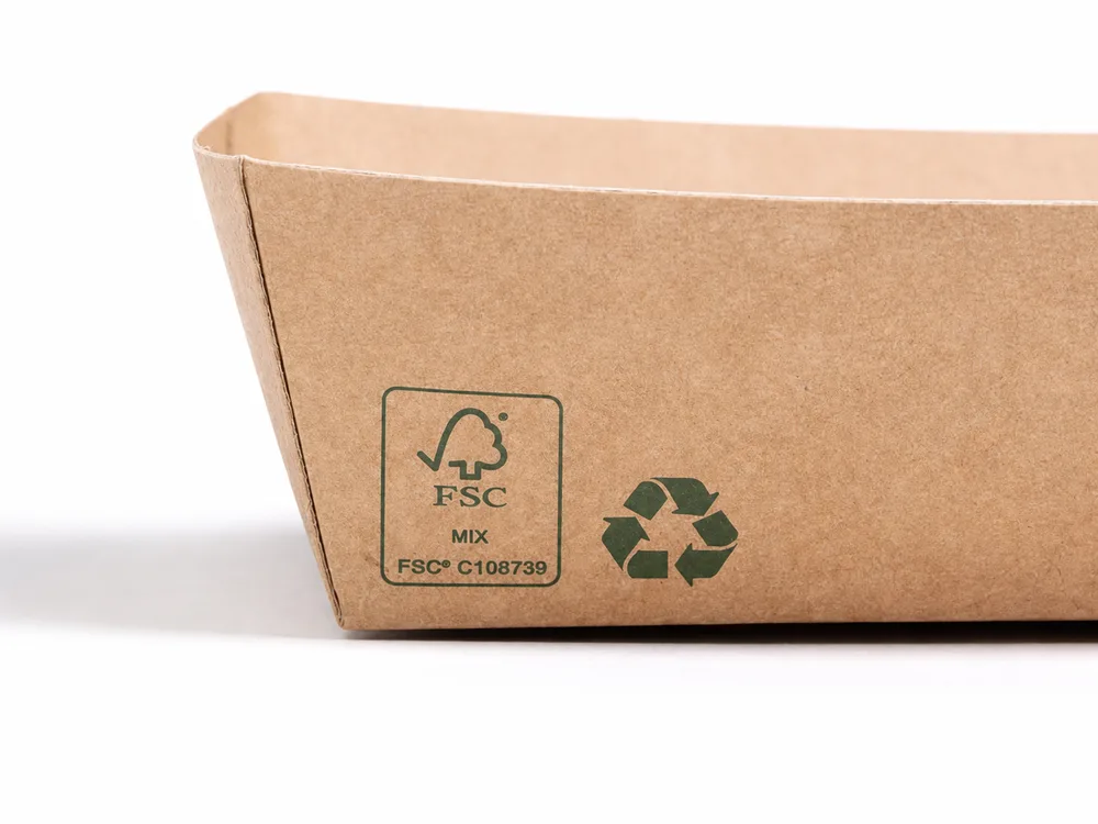 Cardboard Food Tray 02 FSC
