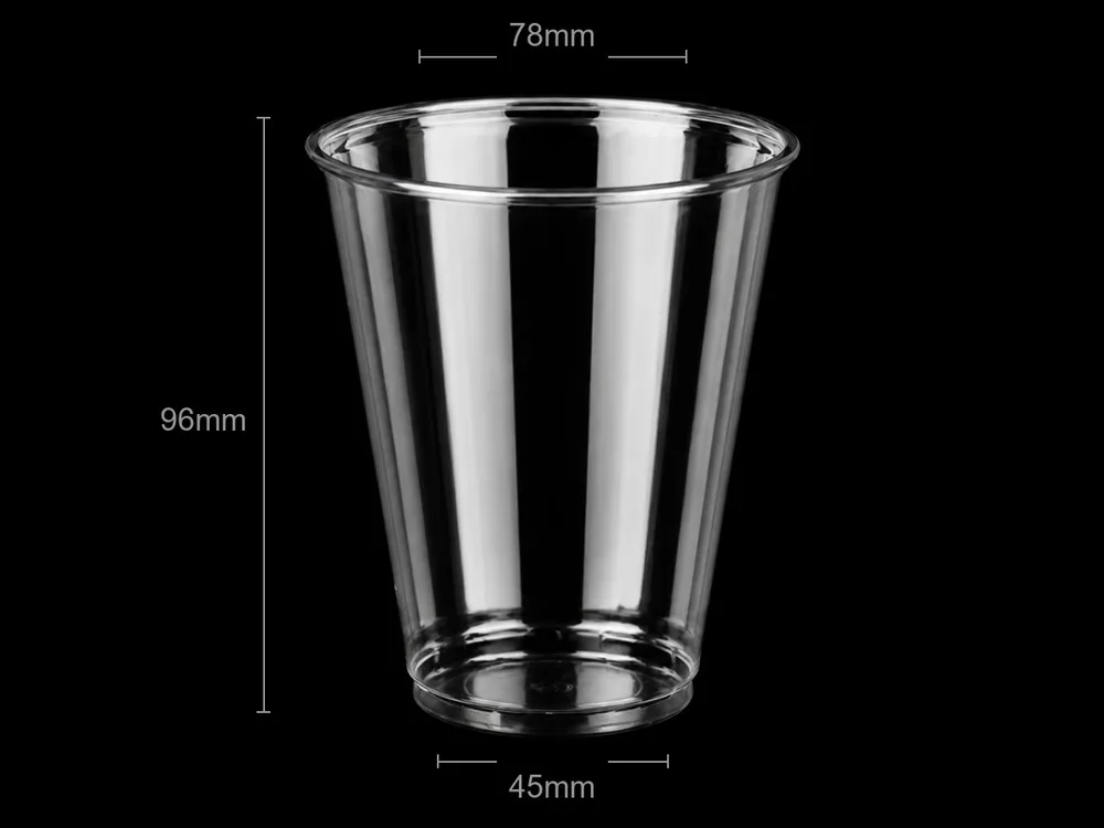 Clear PET Cup 78mm 9 oz