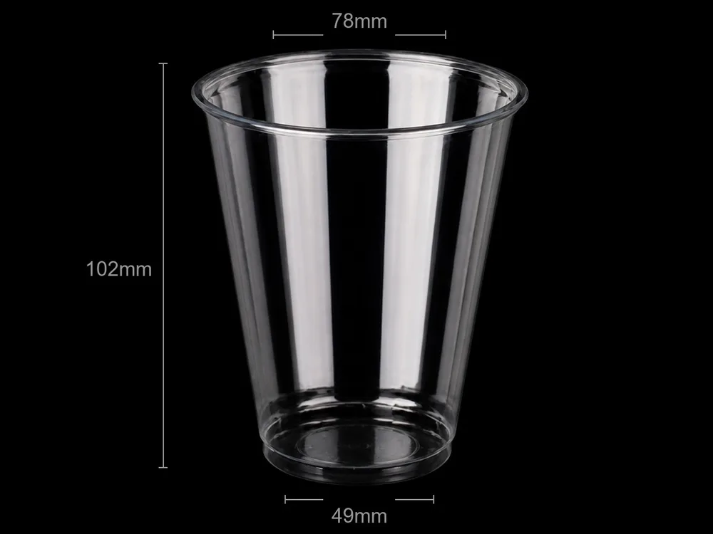 Clear PET Cup 78mm 10 oz