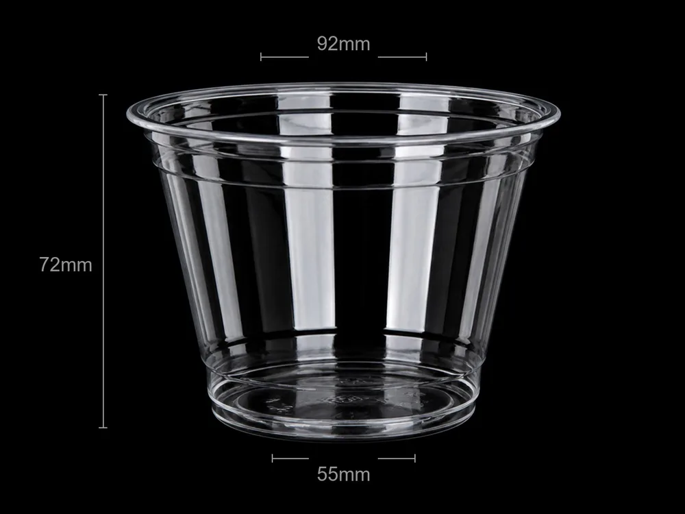 Clear PET Cup 92mm 9 oz / 270 ml