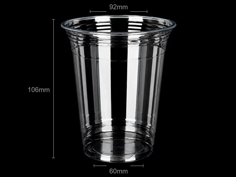 Clear PET Cup 92mm 12/14 oz