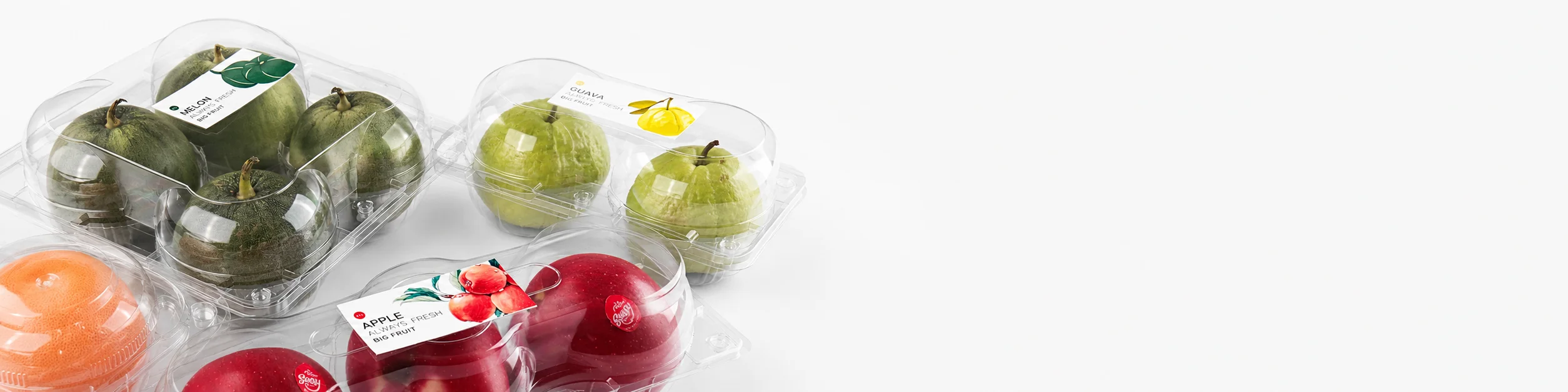 Cavity Fruit Clamshell banner