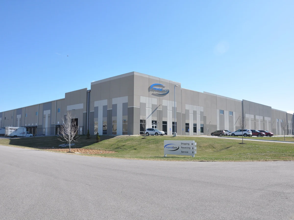 Imperial Dade distribution facility exterior in St. Louis