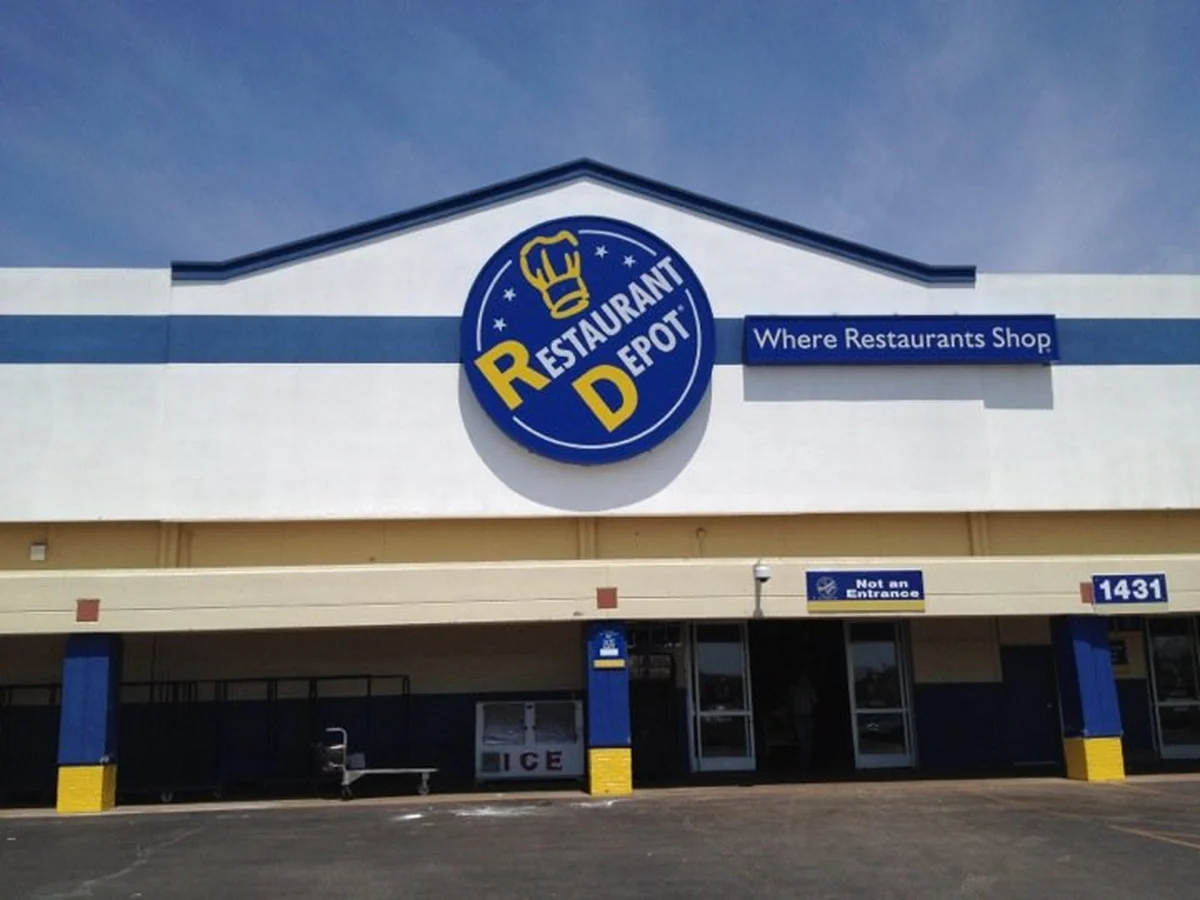 Restaurant Depot wholesale store exterior in Houston