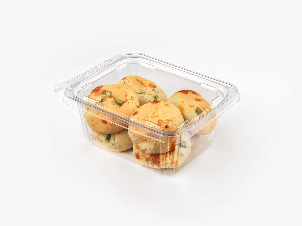 Square and rectangular deli containers for salads and ready-to-eat foods